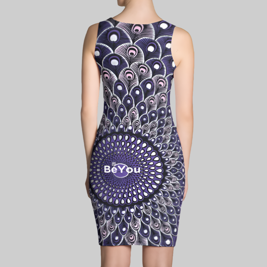 Feather-Me Women's Recycled Purple Tank Dress