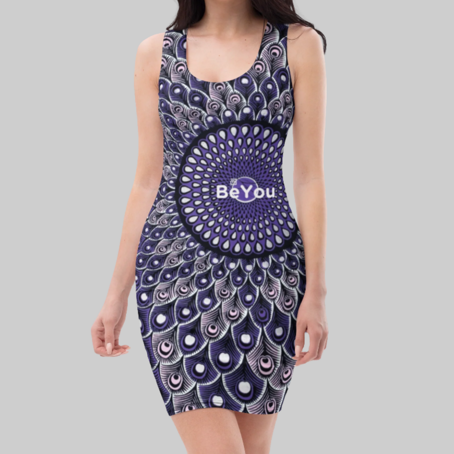 Feather-Me Women's Recycled Purple Tank Dress