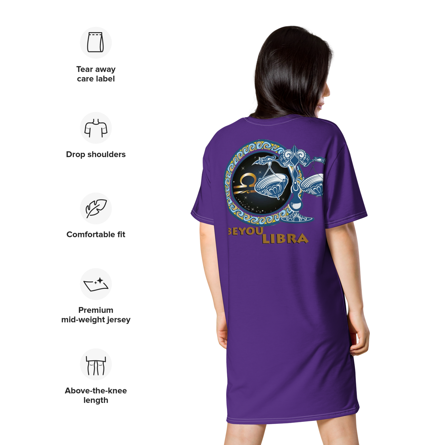 Libra T-Shirt Dress