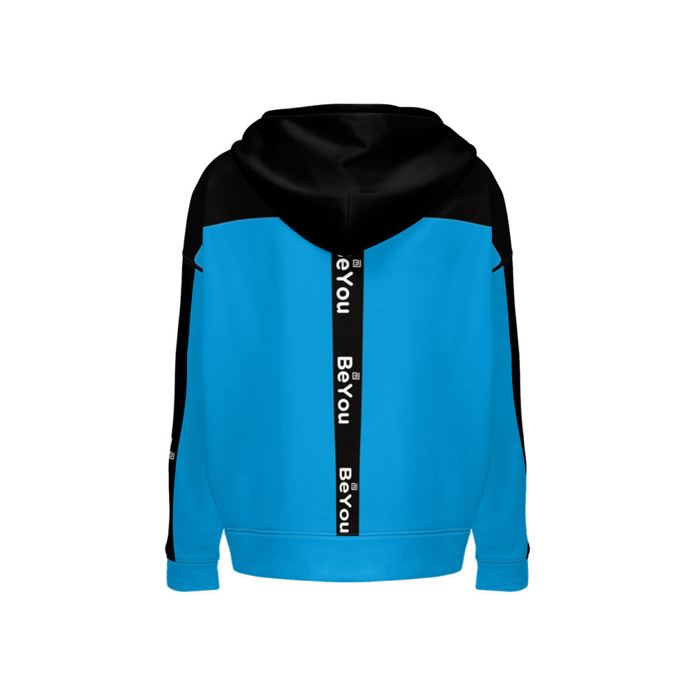Aqua Blue Performance Relaxed Fit Sustainable BeYou Hoodie