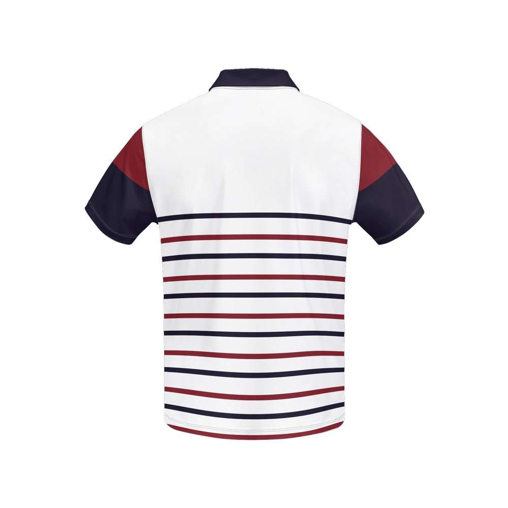 Navy Slim Fit Men’s Short-Sleeve Sustainable Polo Shirt