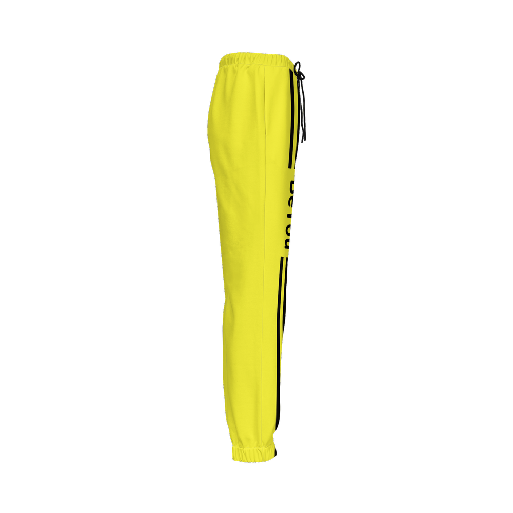Yellow Women Casual Fit Jogging Sustainable Pants