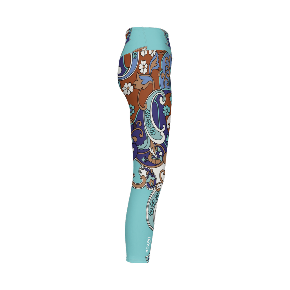 Hazie Vines Print Sustainable Full-Length Legging