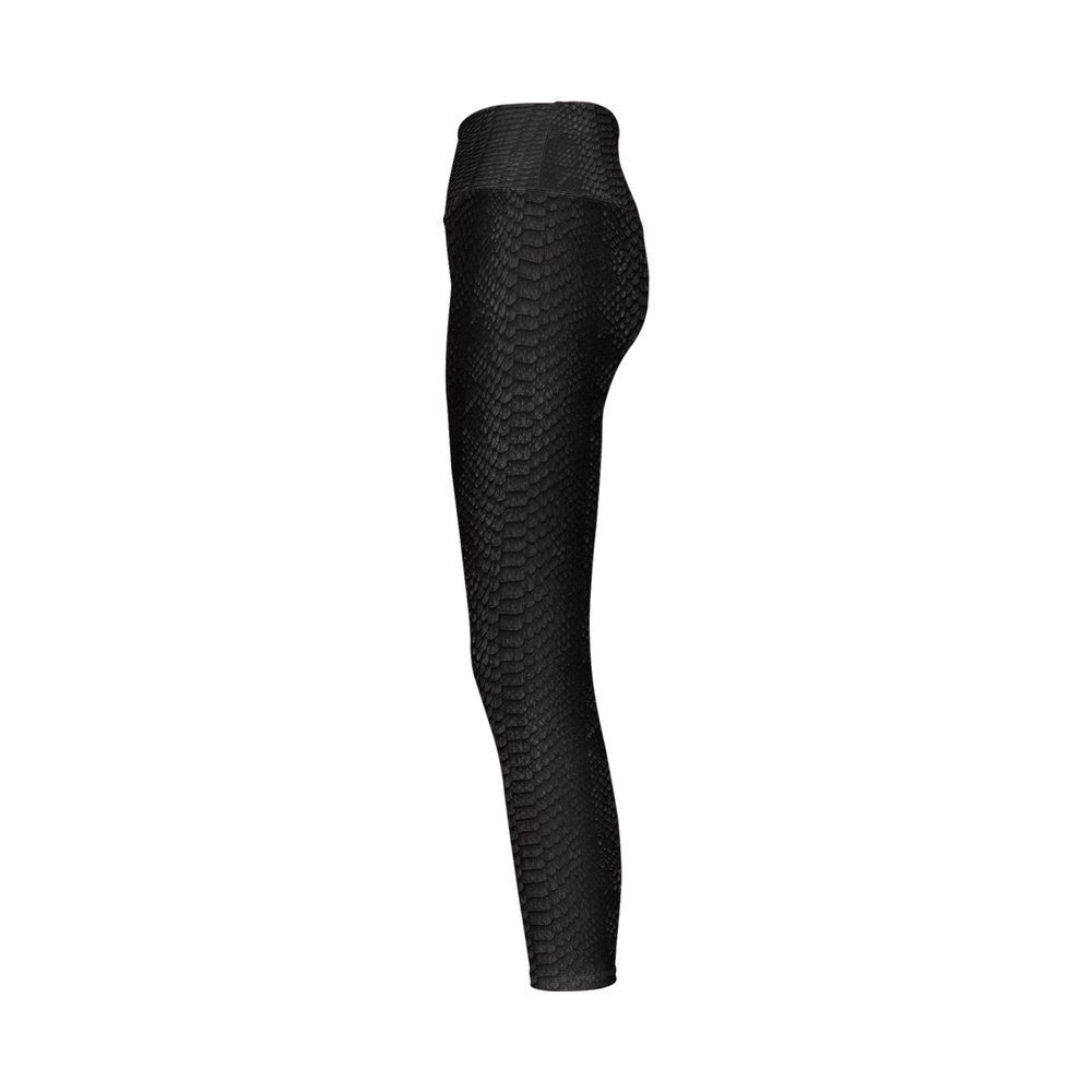 Black Crocodile Women’s High-Rise Sustainable Leggings
