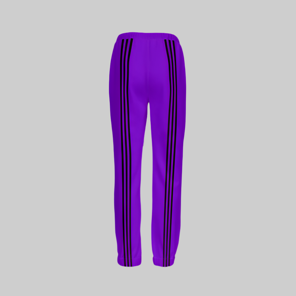 Purple Women Casual Fit Sustainable Jogging Pants