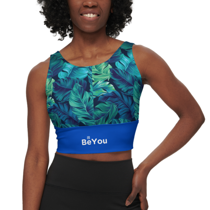Green Tropical Forest Sustainable Sports BeYou Bra – BeYou