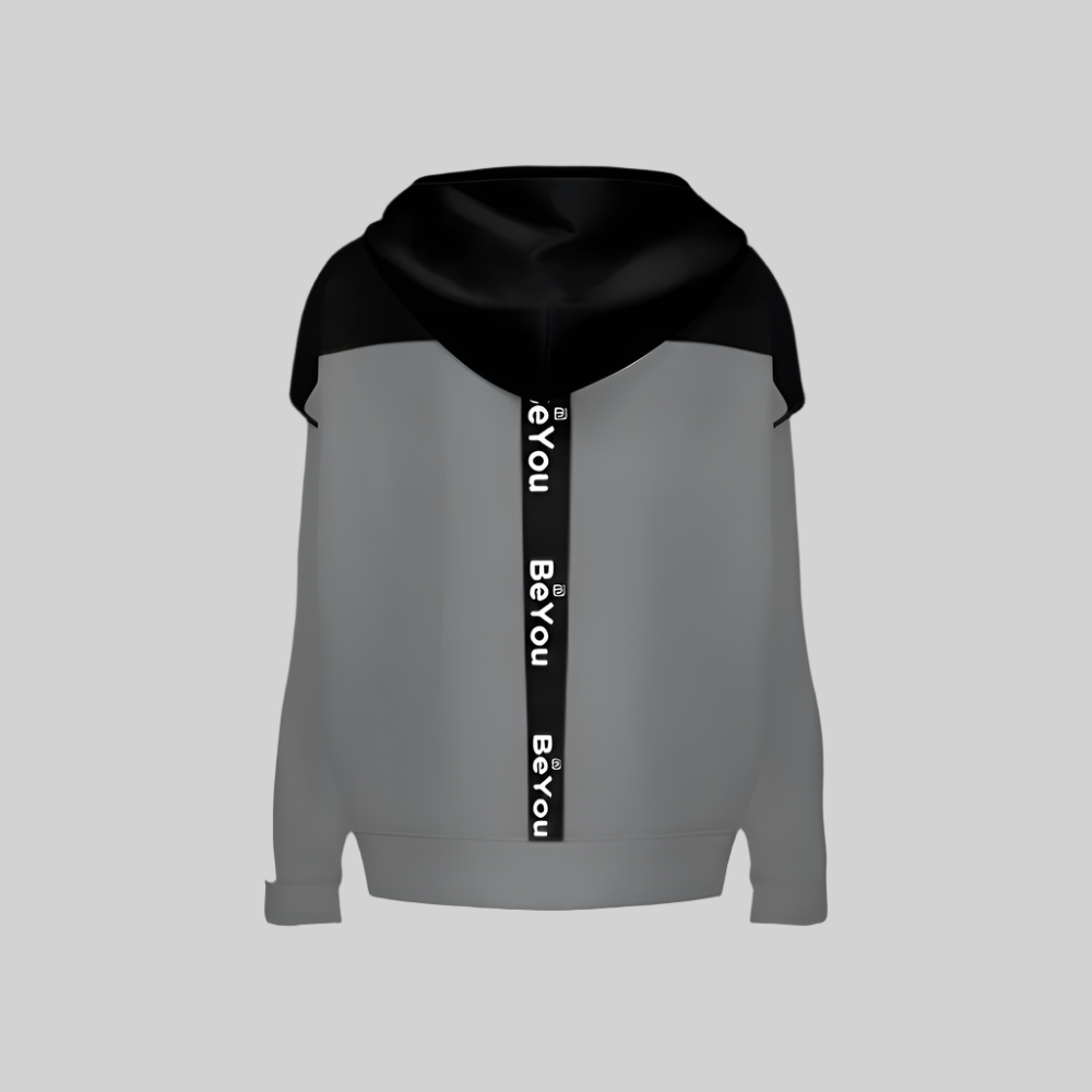 Grey Casual Performance Relaxed Fit Sustainable Hoodie