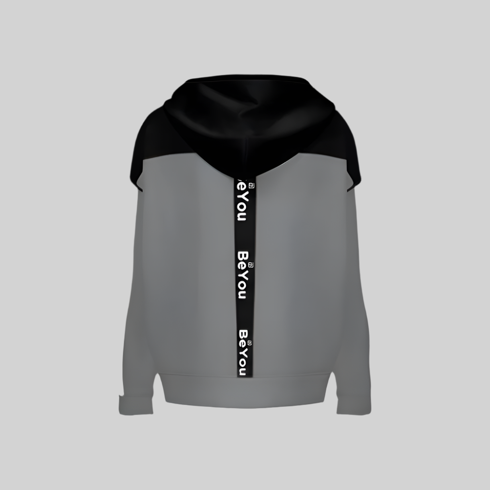 Grey Performance Relaxed Fit Sustainable BeYou Hoodie