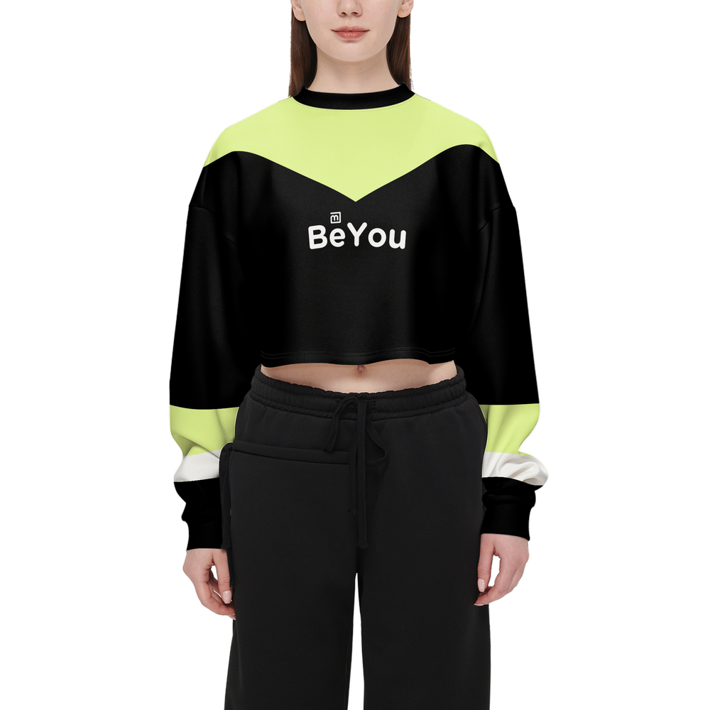 Women’s Cropped Crewneck Sustainable Sweatshirt