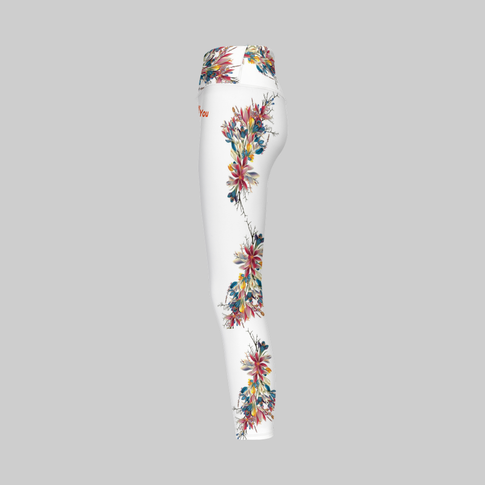 Flower Fireworks Length Sustainable Legging