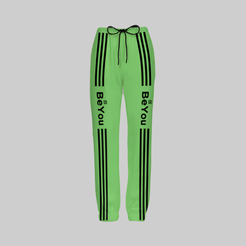 Mint Green Casual Fit Jogging Sustainable Pants
