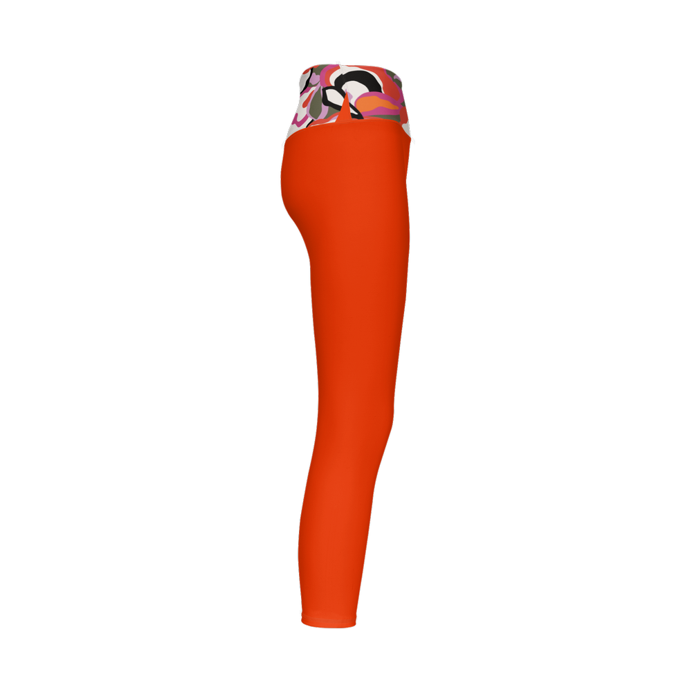 Popping Orange Full-Length Sustainable Legging