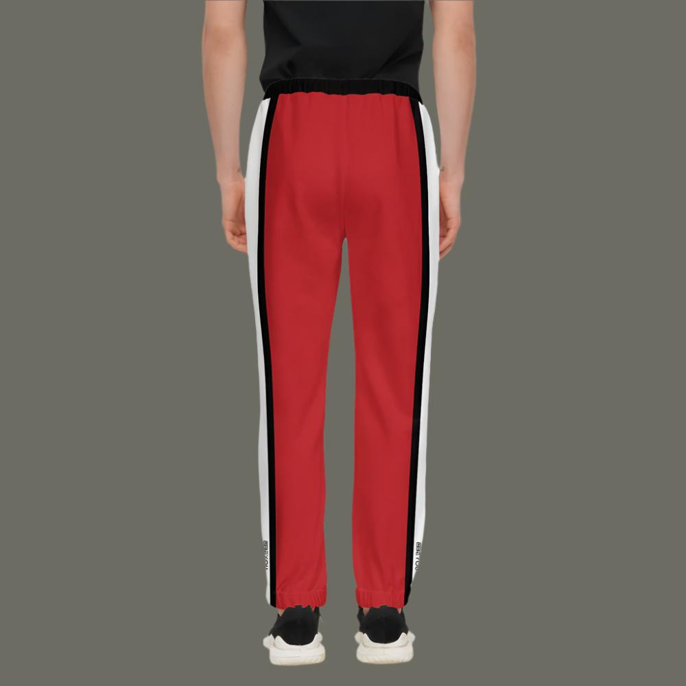 Be Influenced Men's Red Recycled Jogging Pants