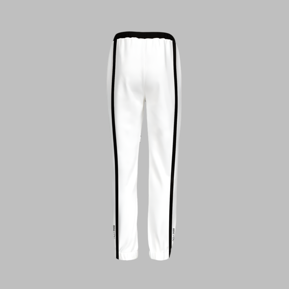 Be Influenced Men's White Recycled Jogging Pants