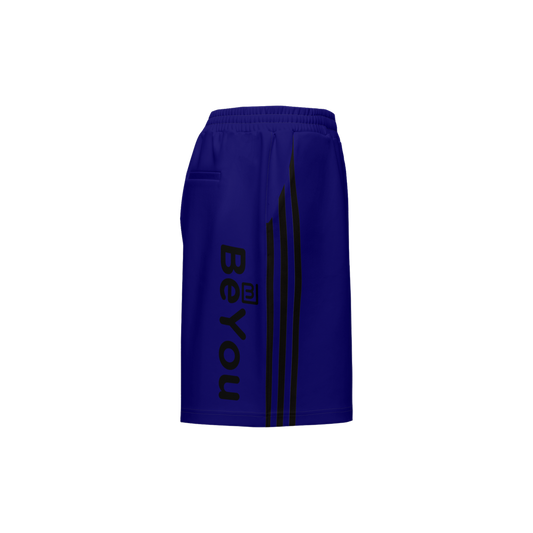 Navy Blue Men Athletic Sustainable Shorts
