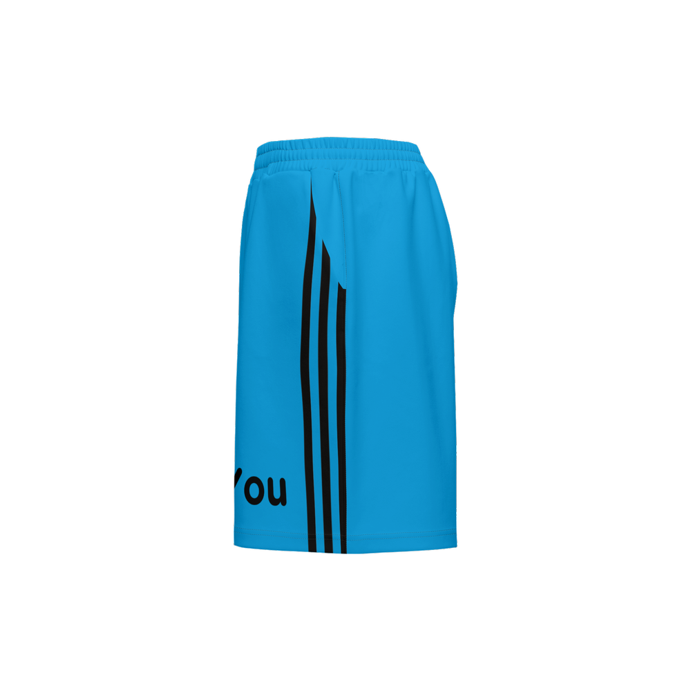 Aqua Blue Men Team BEYOU Eco-Friendly Shorts