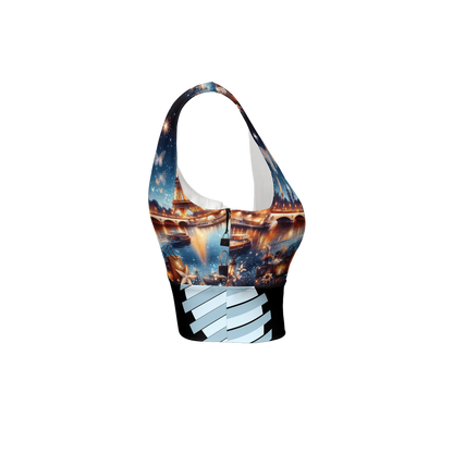 Paris-Me-Now Women’s Recycled Sports Bra