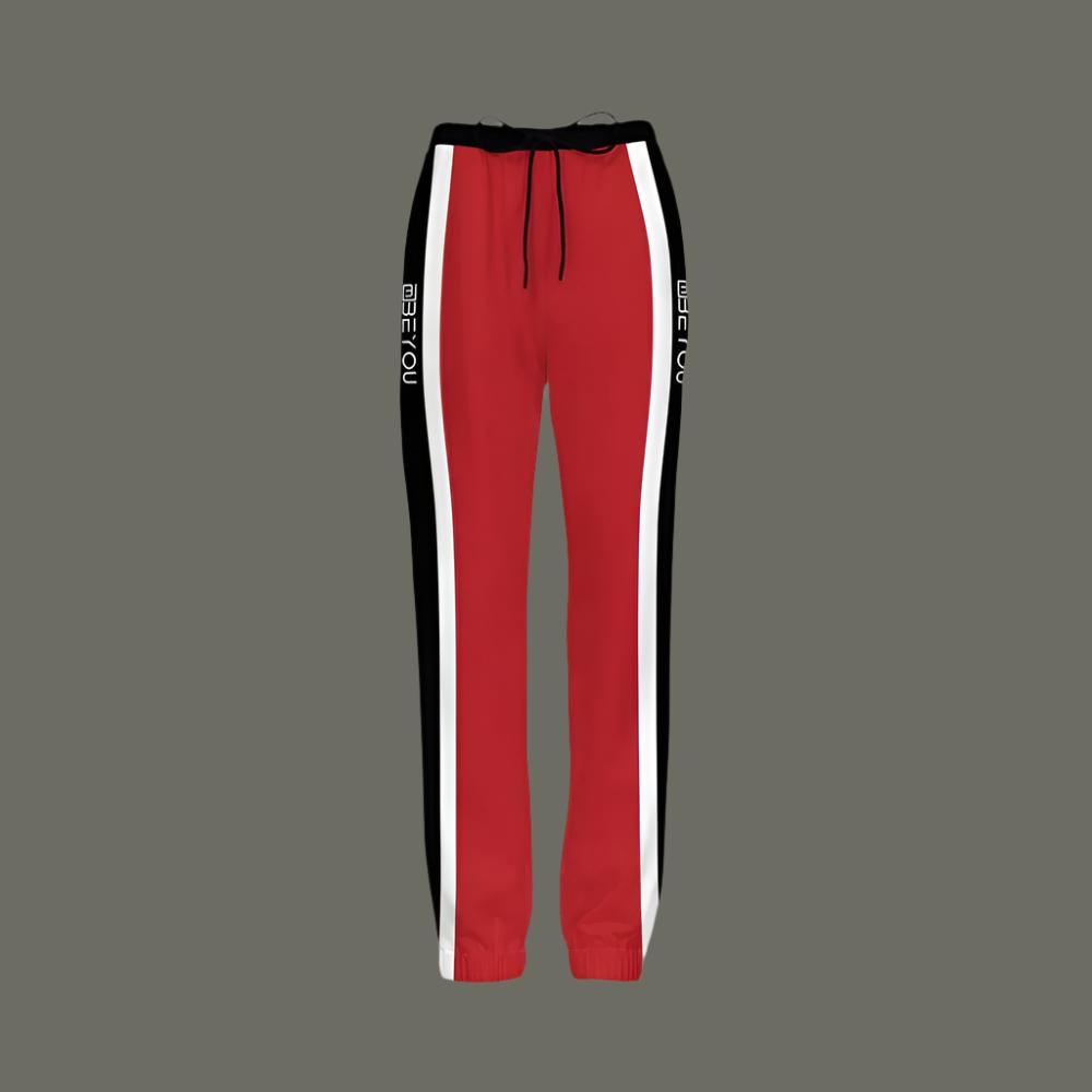 Be Influenced Men's Red Recycled Jogging Pants