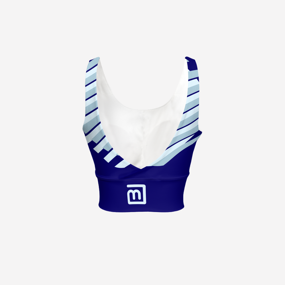 CircleMe Women’s Blue Recycled Sports Bra