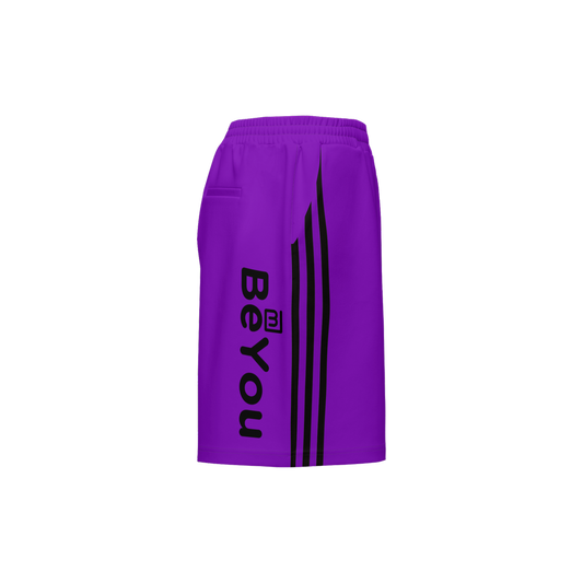 Purple Men Athletic Sustainable Shorts