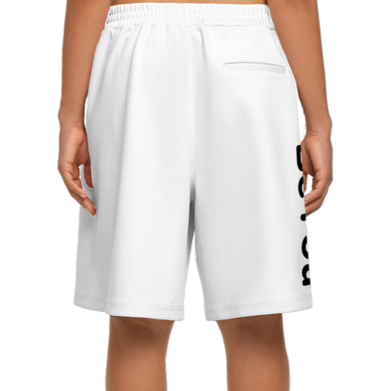 White Men Athletic Sustainable Shorts