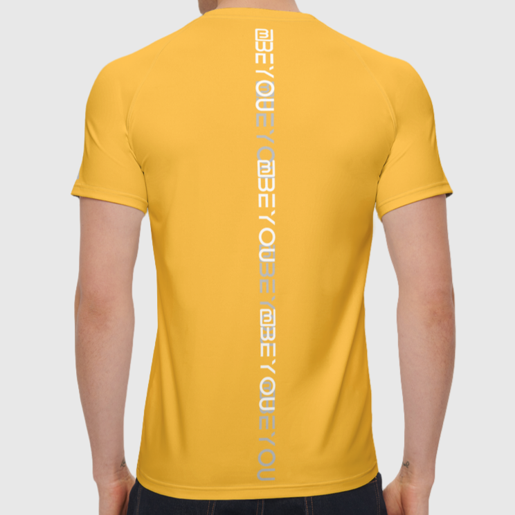 New-Me Men's Recycled Yellow Jersey Tee