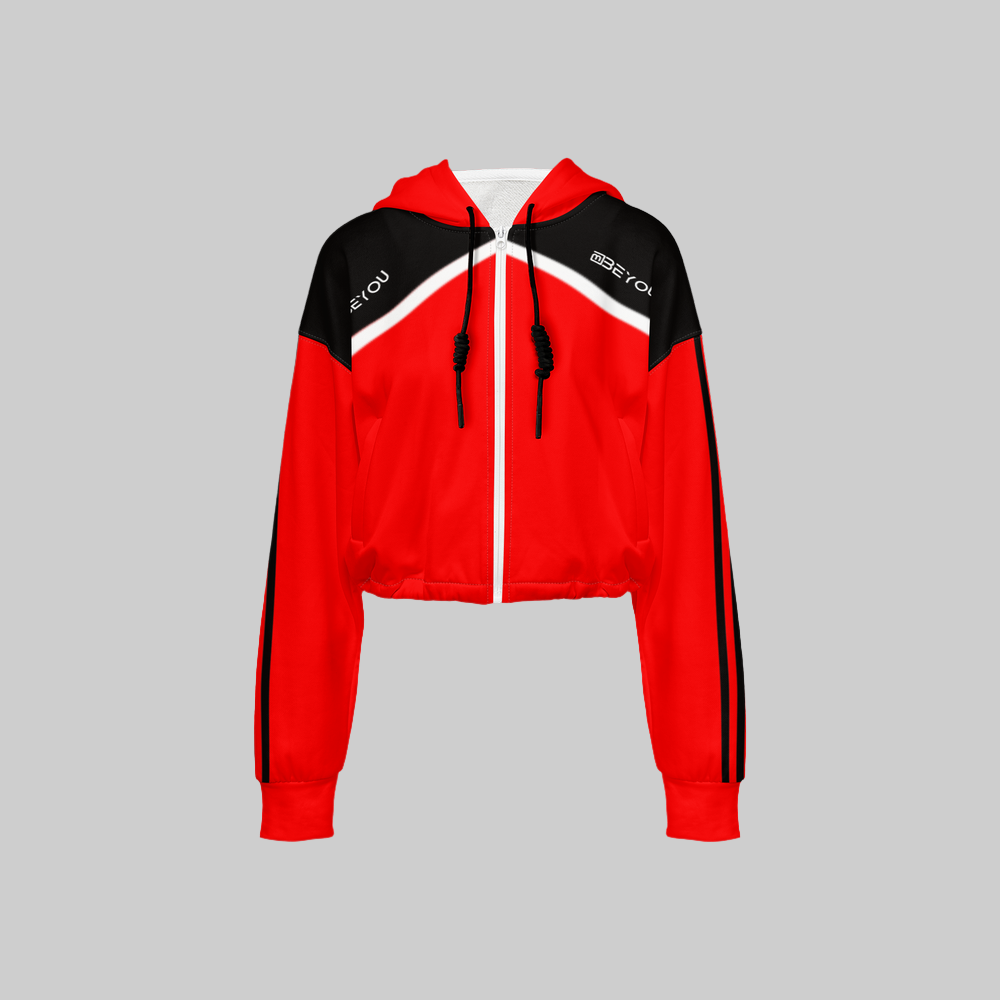 High-Gear Women’s Recycled Red Zip Hoodie