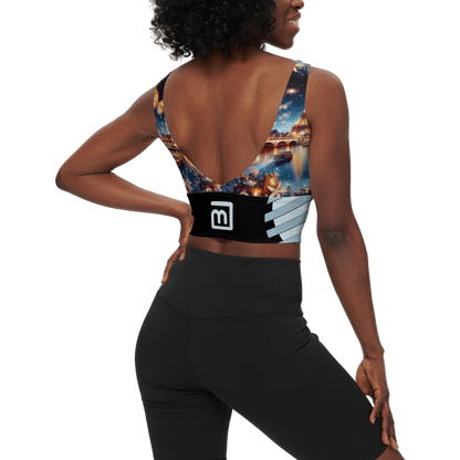 Paris-Me-Now Women’s Recycled Sports Bra