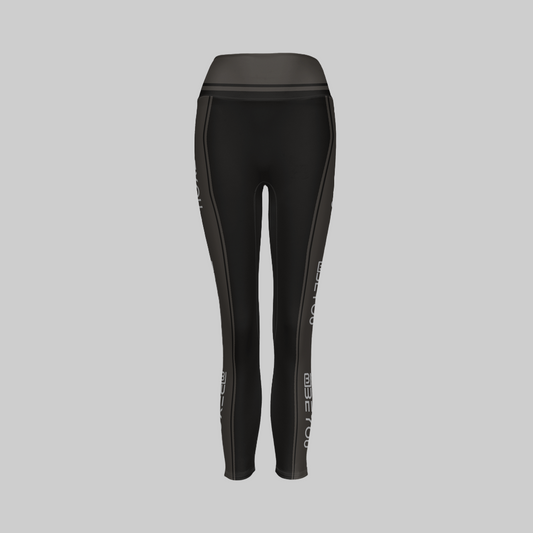 Be-Jazzy Women’s Recycled Black Leggings