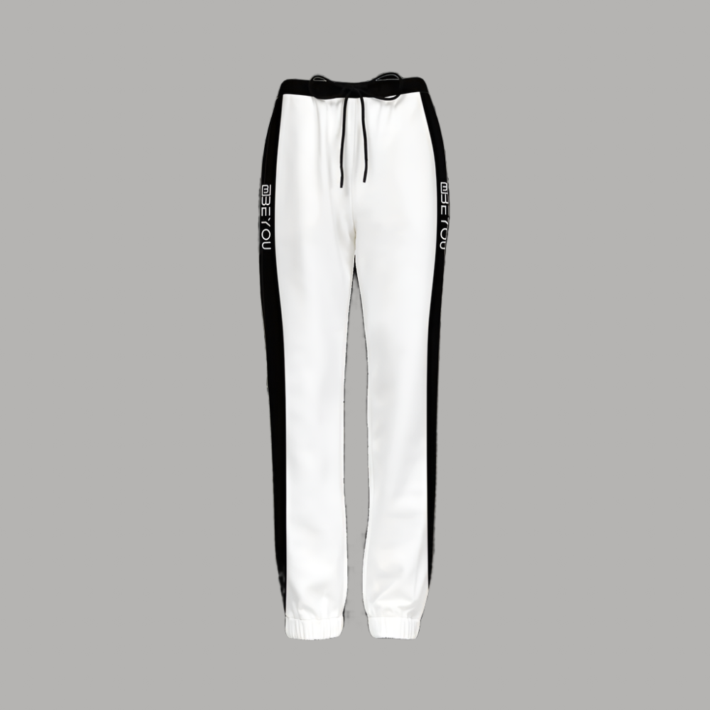 Be Influenced Men's White Recycled Jogging Pants