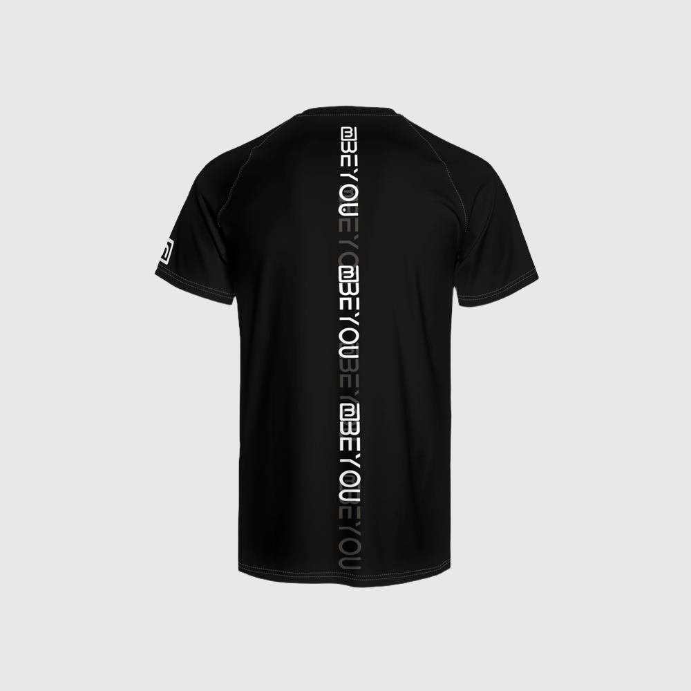 New-Me Men's Recycled Black Jersey Tee