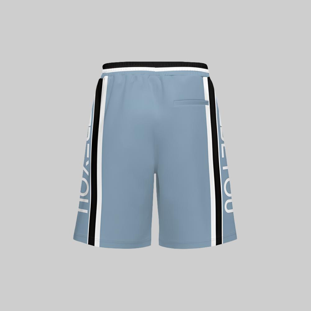 Pumped-Up Men's Baby Blue Recycled Shorts