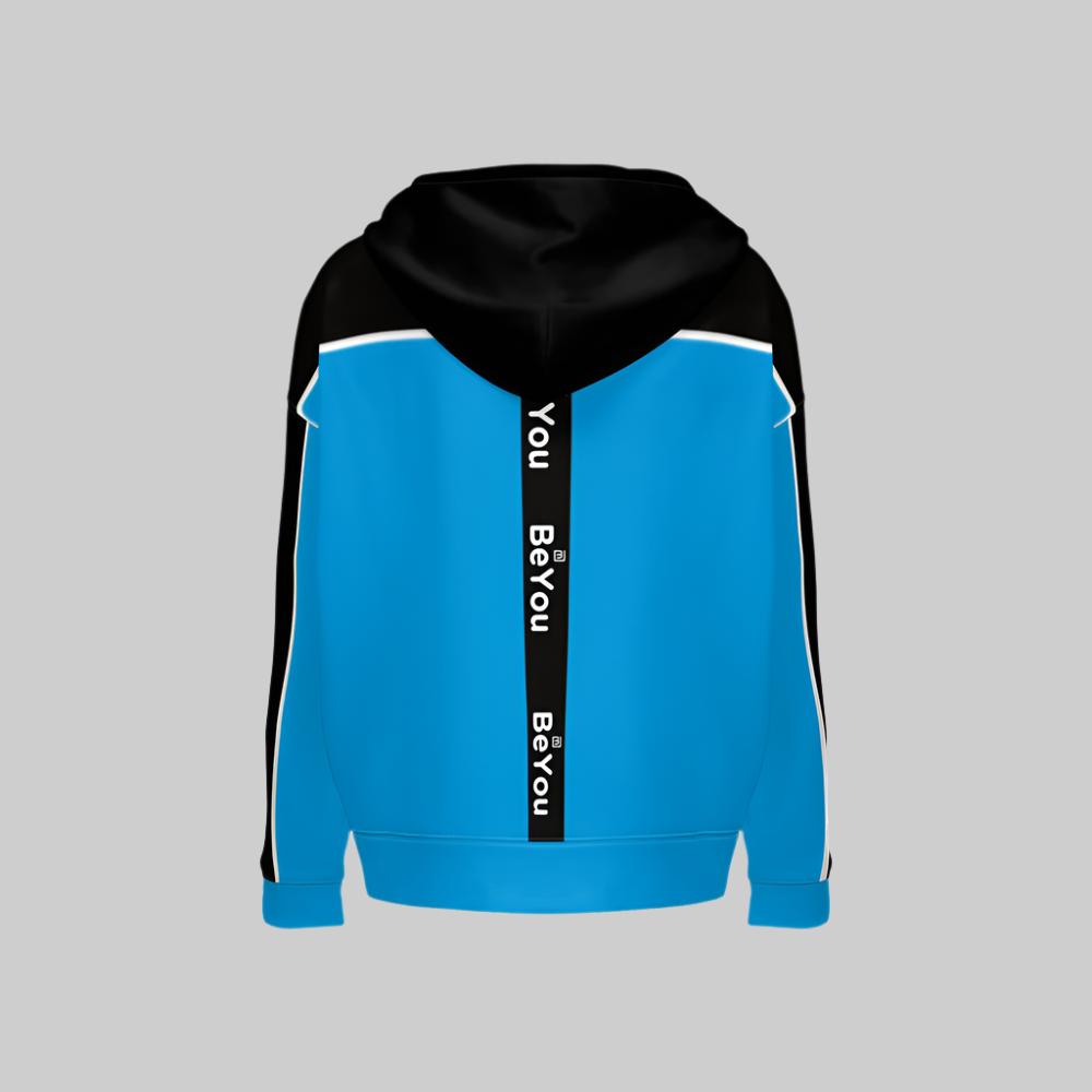 Classic-Me Men's Recycled Aqua Blue Hoodie