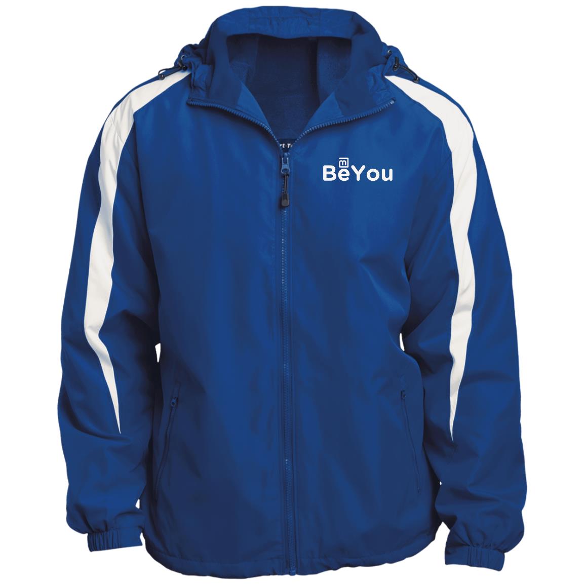 Performance Athletic Fleece Lined Colorblock BeYou Hooded Jacket JST81