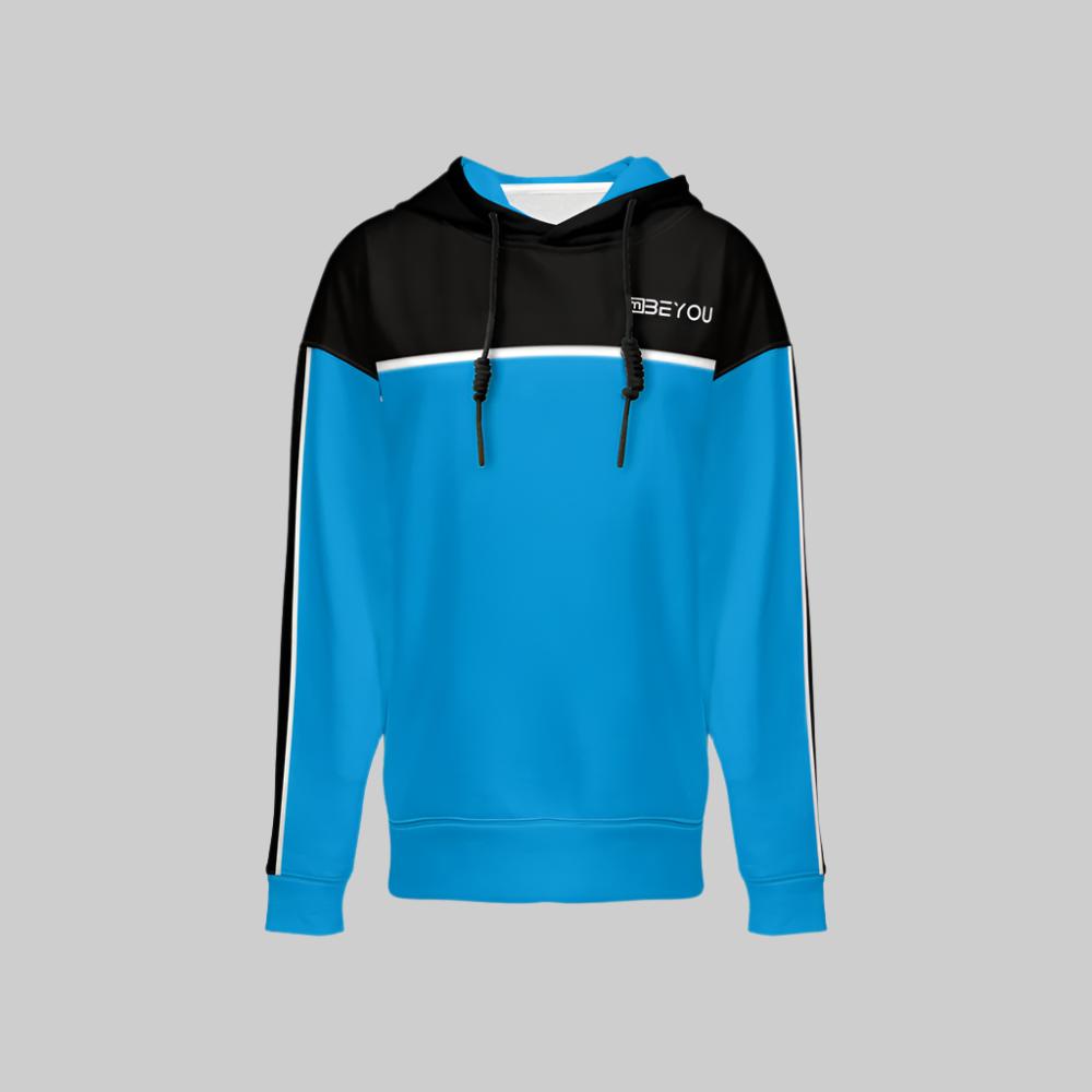 Classic-Me Men's Recycled Aqua Blue Hoodie