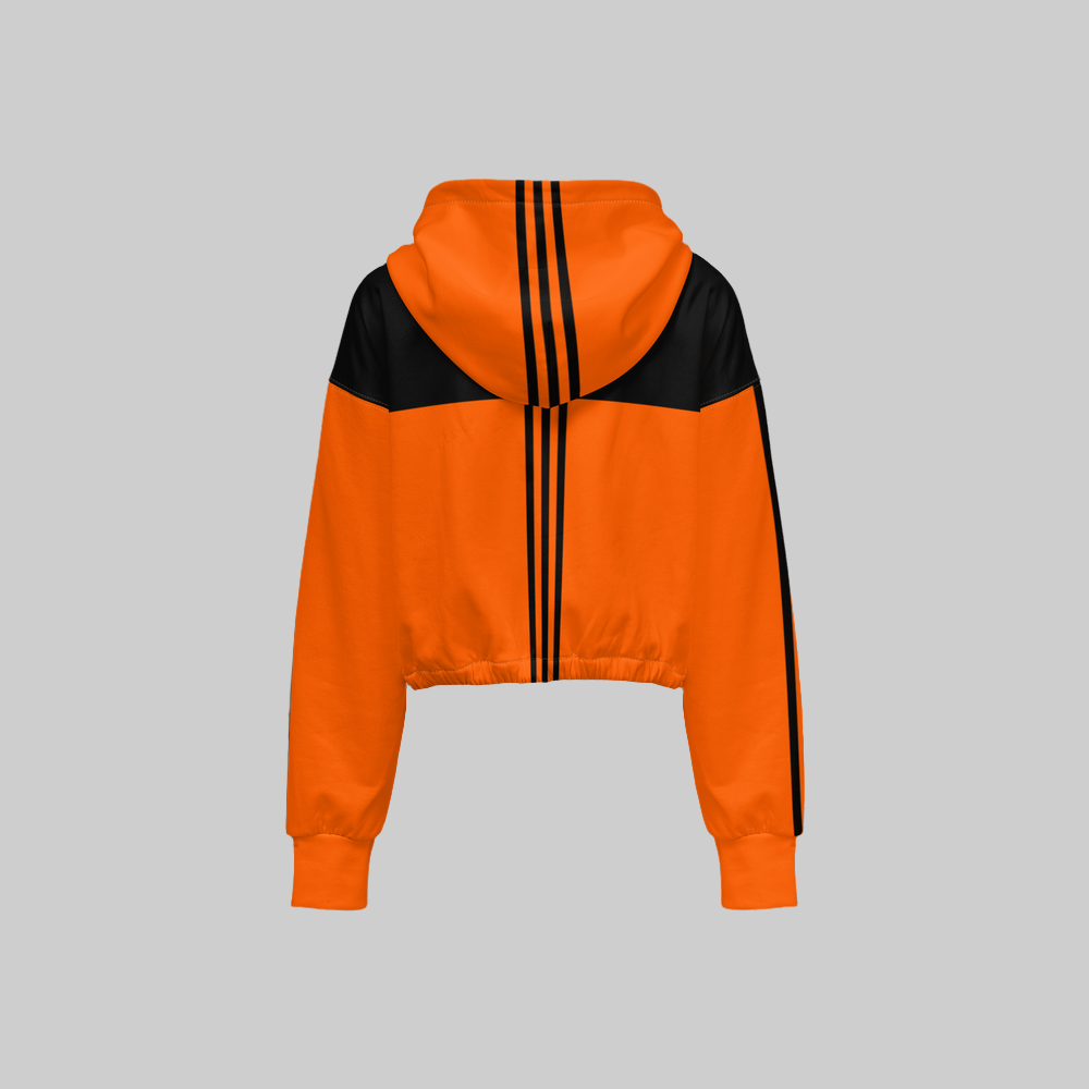 High-Gear Women’s Recycled Orange Zip Hoodie