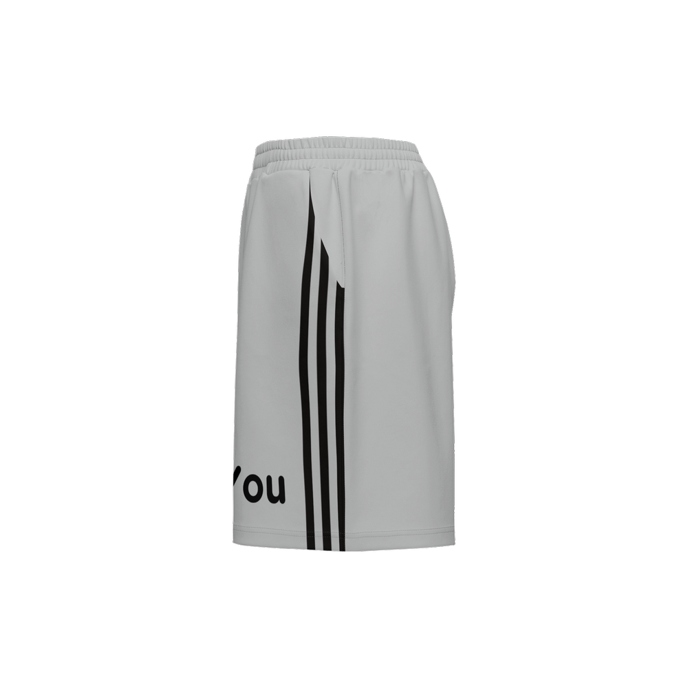 Silver Men Athletic Sustainable Shorts