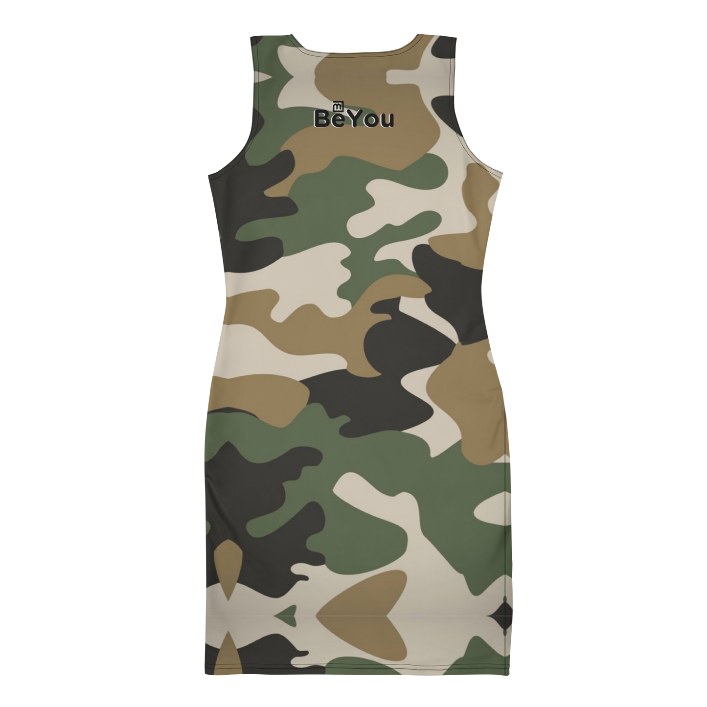 Camouflage Sportswear Performance Bodycon Dress