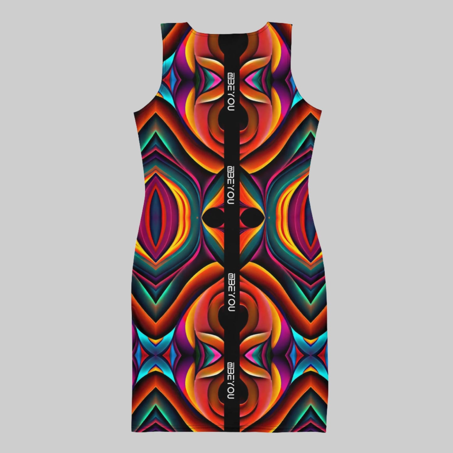 Be-Tribal Women's Recycled Rainbow Tank Dress