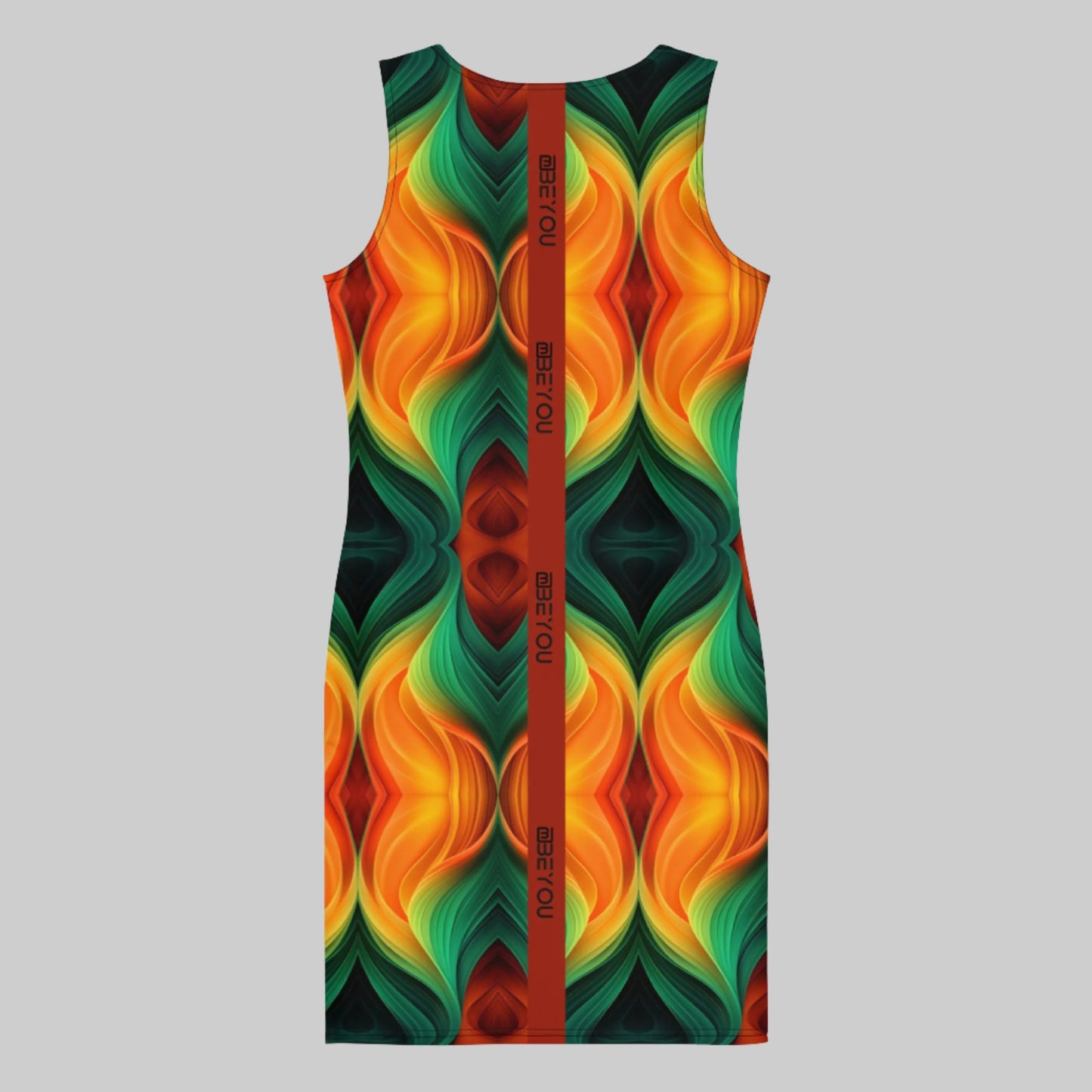 Be-Tribal Women's Recycled Rainbow Tank Dress