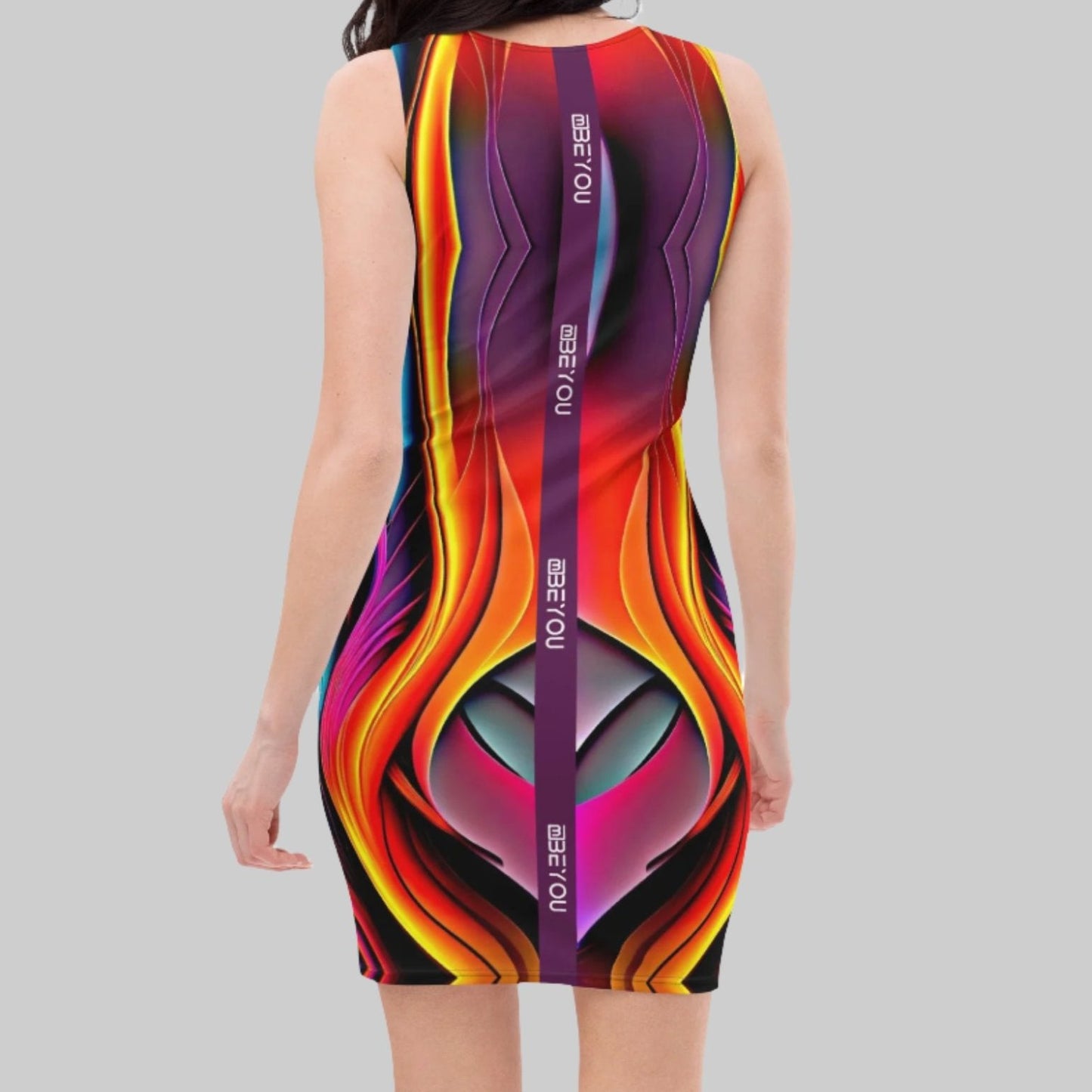 Be-Rainbow Women's Recycled Prism Tank Dress