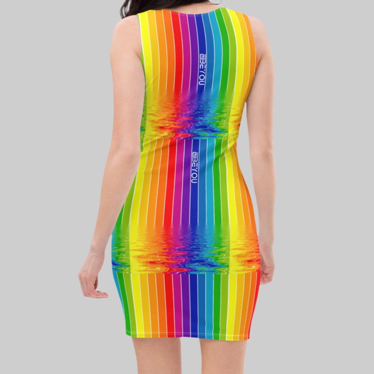 Be-Rainbow Women's Recycled Prism Tank Dress