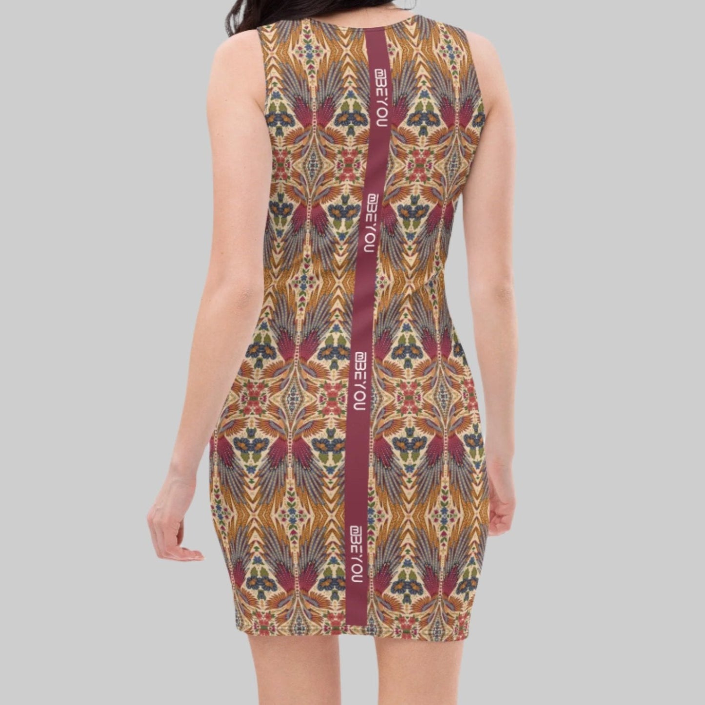 Be-Tribal Women's Recycled Brown Tank Dress