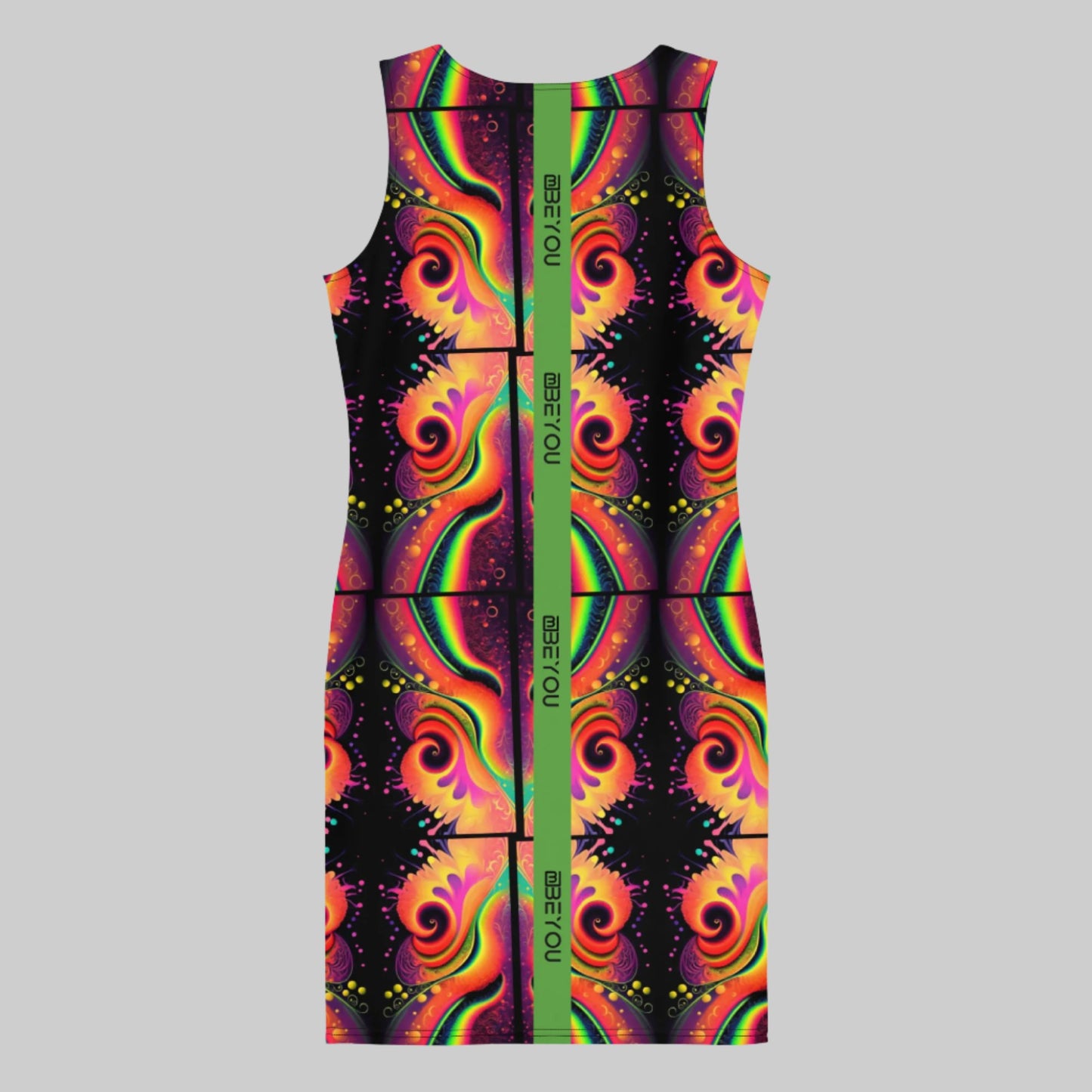 Be-Tribal Women's Recycled Rainbow Tank Dress