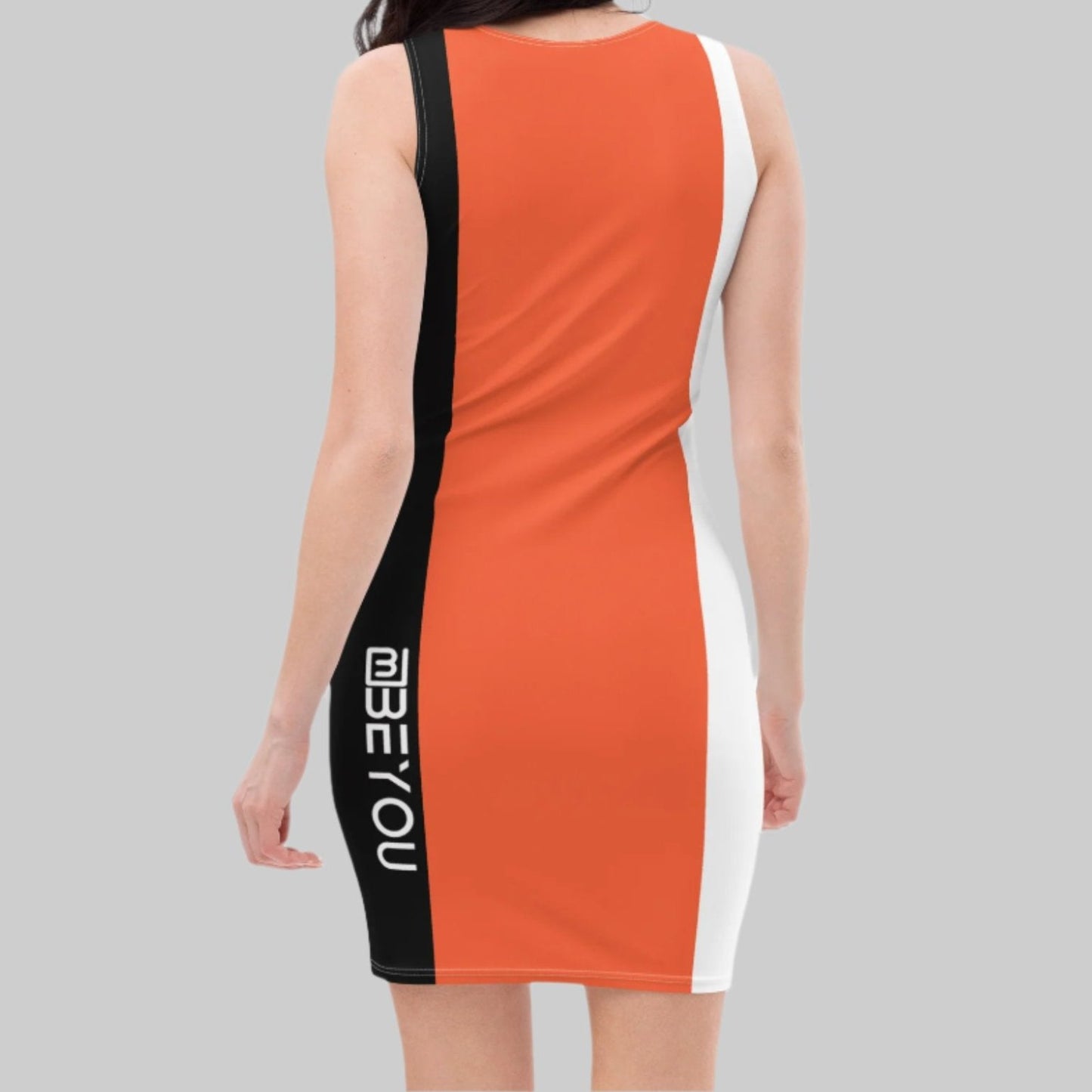 Be-Stunning Women's Recycled Orange Tank Dress