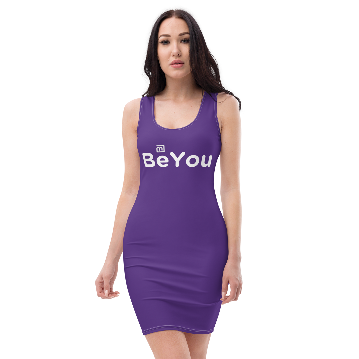 Purple Sportswear Performance Bodycon Dress