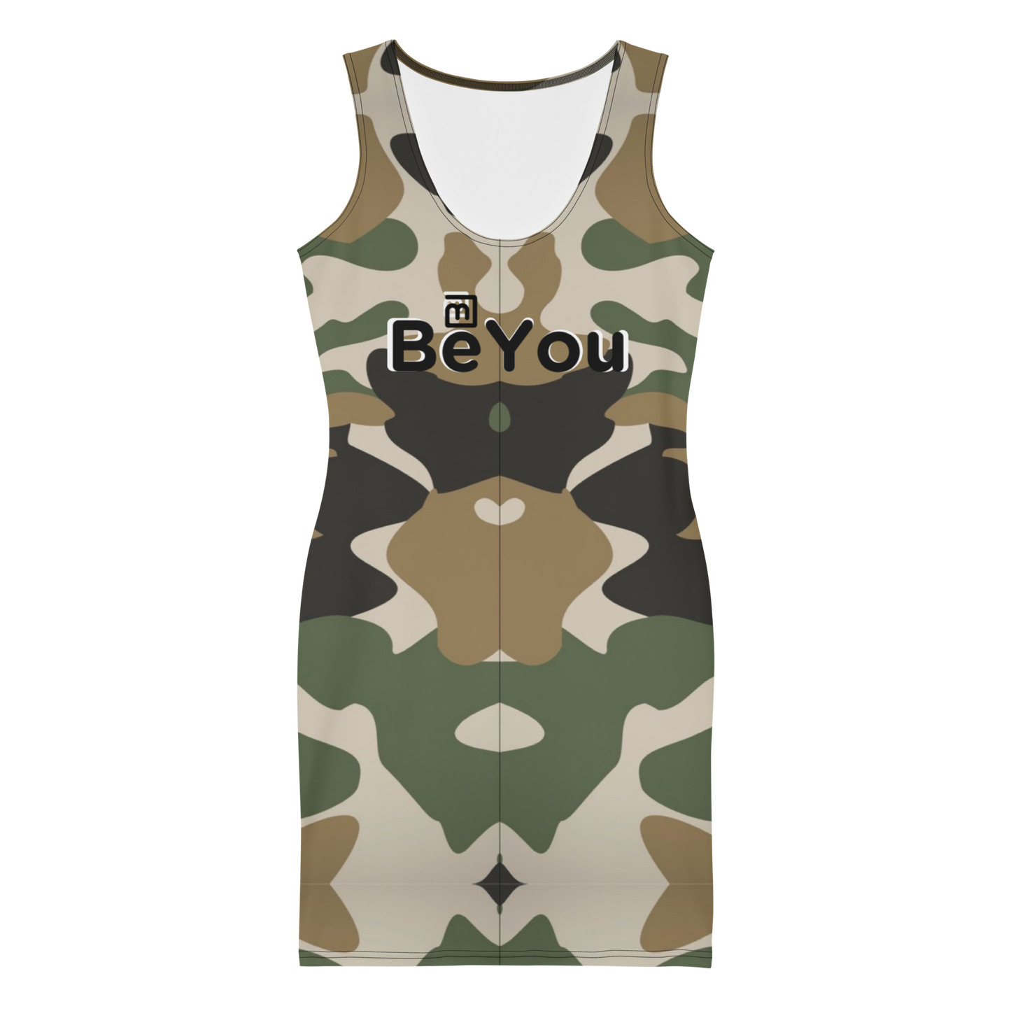 Camouflage Sportswear Performance Bodycon Dress