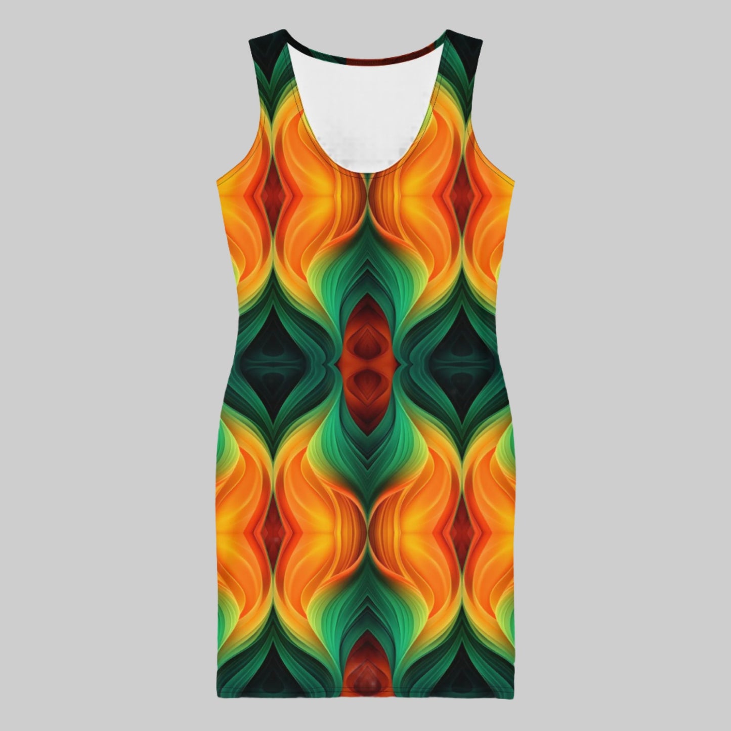 Be-Tribal Women's Recycled Rainbow Tank Dress