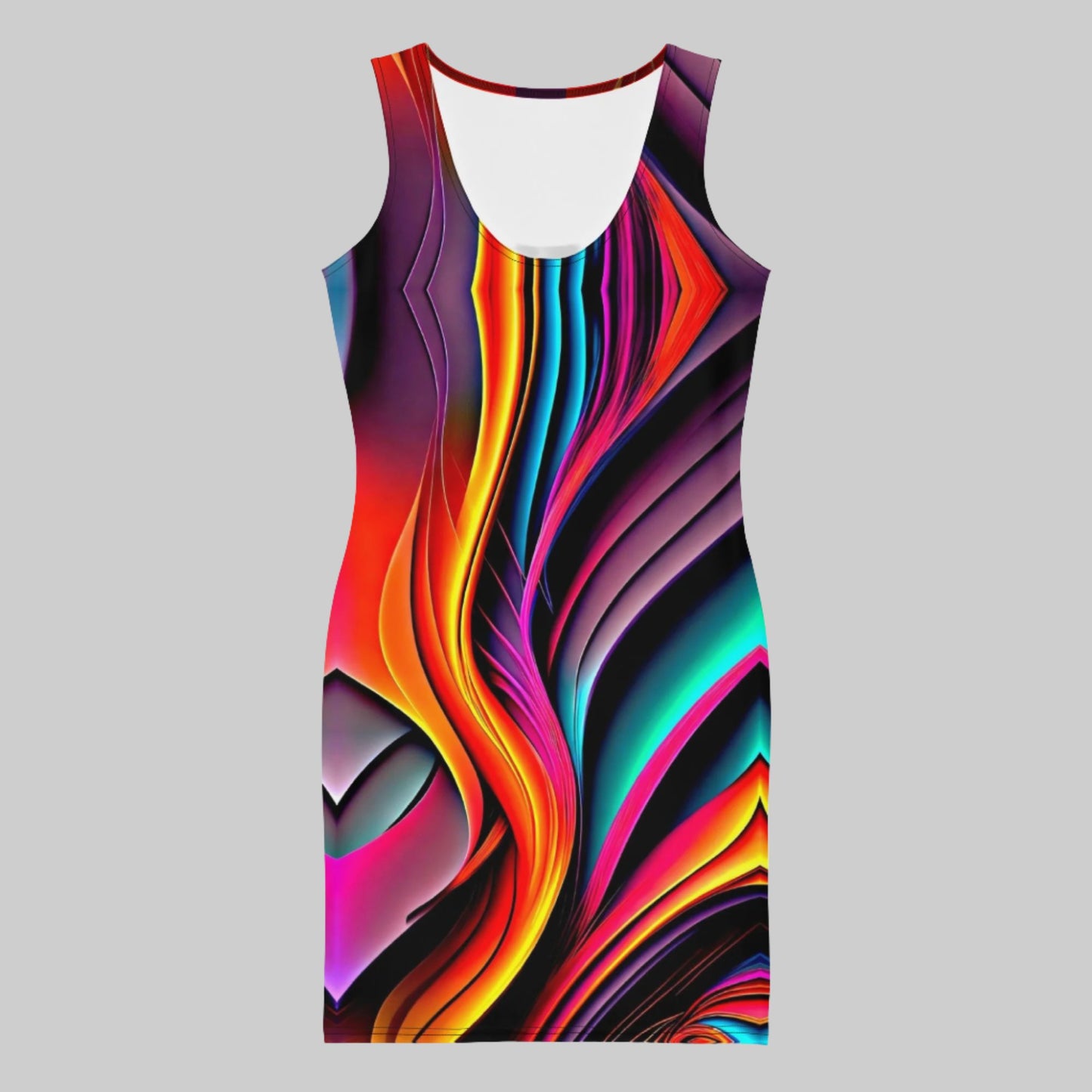 Be-Rainbow Women's Recycled Prism Tank Dress