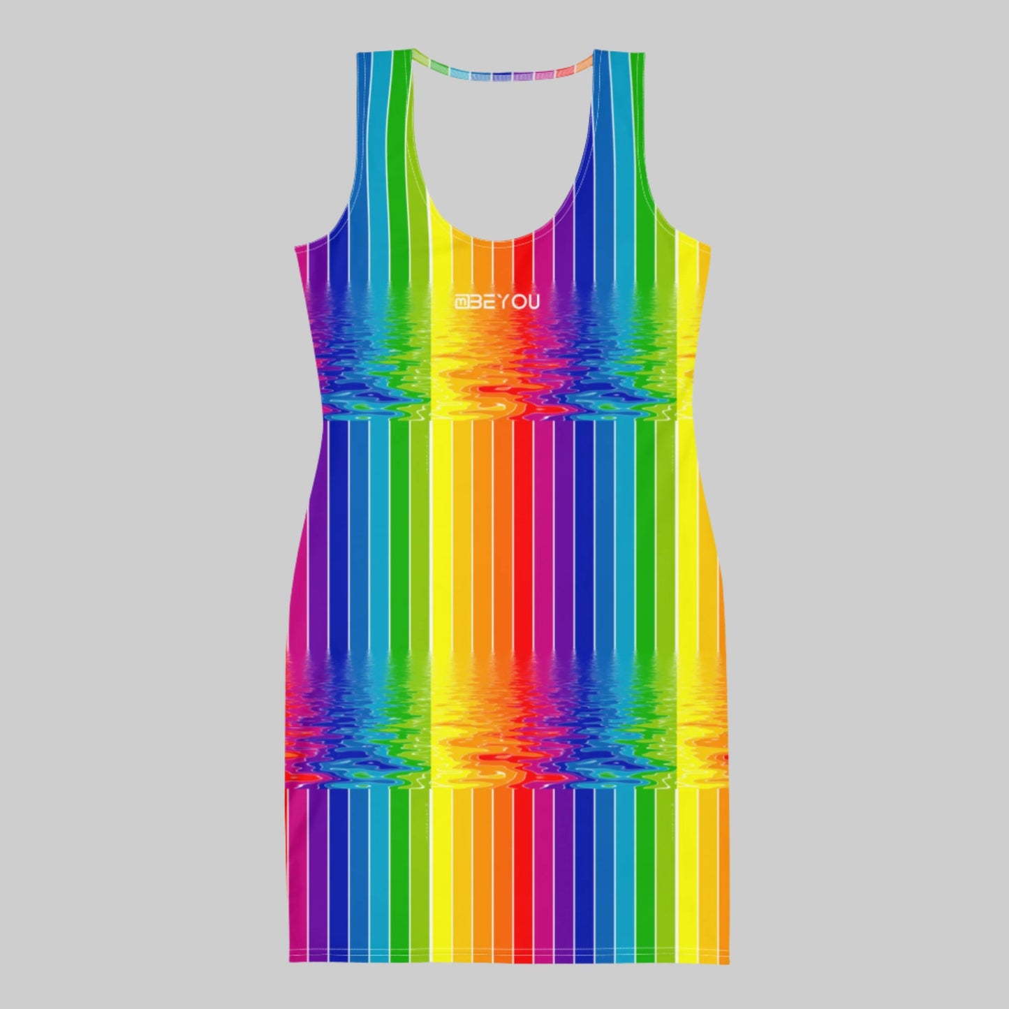 Be-Rainbow Women's Recycled Prism Tank Dress